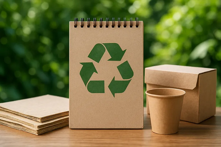 Ontdek gerecycled papier en andere duurzame materialen